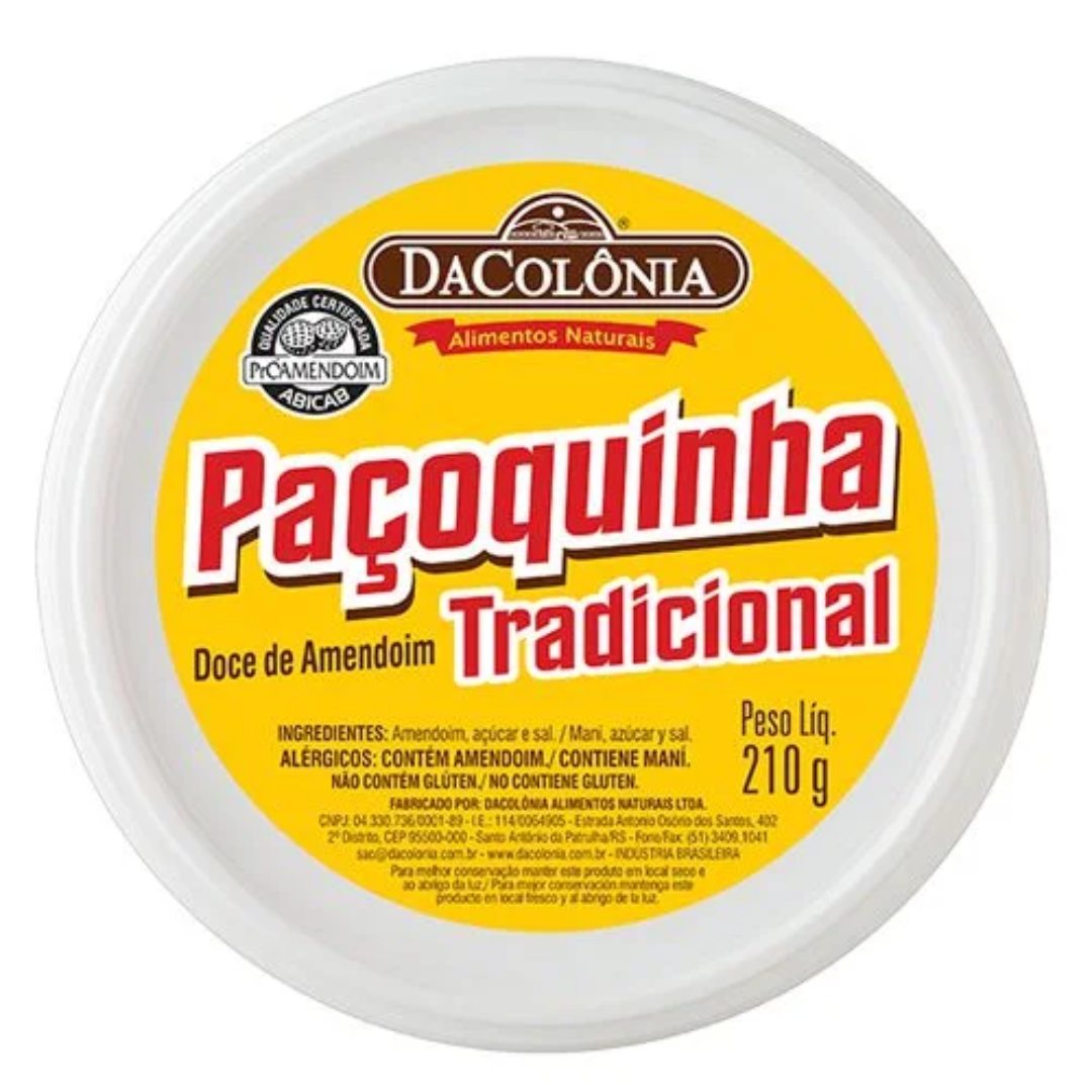 DaColônia Peanut Candy Rolls "Paçoca" 210g
